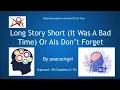 Long Story Short It Was A Bad Time Or AIs Don t Forget by peacockgirl Supercut - All Chapters