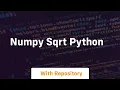 numpy sqrt python
