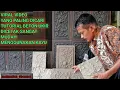 Lagu TUTORIAL! beton ukir cetak untuk pagar,tembok,pilar bonsai dll