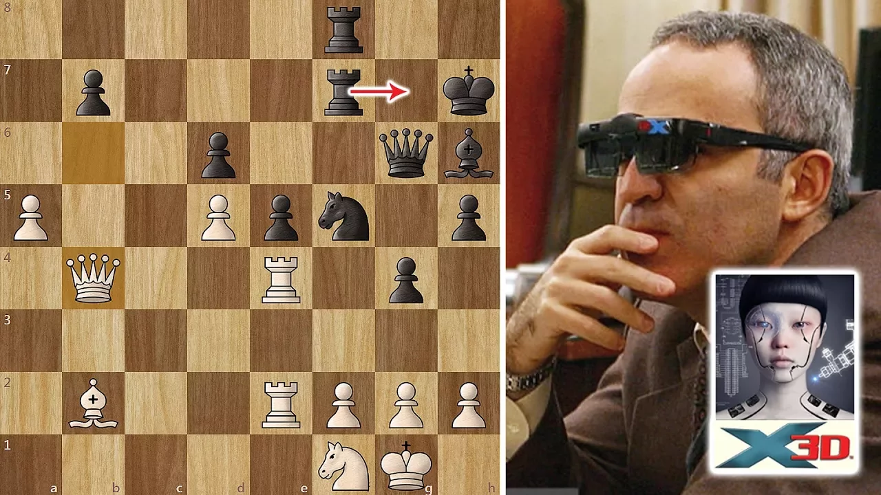One of Kasparov's Biggest Blunders - Man vs Machine 2003 - Game 2