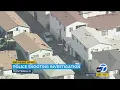 Suspect barricades self in Montebello apartment following police shooting sources say