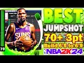 NEW BEST JUMPSHOT FOR PLAYERS 6 5 TO 6 9 WITH 70 3PT IN NBA 2K24 HOW TO IMPROVE YOUR JUMPSHOT