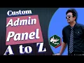 Part 45 Custom Admin Panel Python DJango Bangla tutorial