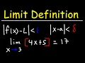 Proving Statements Using Epsilon-Delta Definition of the Limit