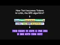A visual introduction to tokenization in LLMs Byte Pair Encoding Algorithm