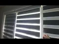 GHV Corded Zebra Blinds Gray Blackout 35 in W x 72 in H Send MIP MessageNot sent