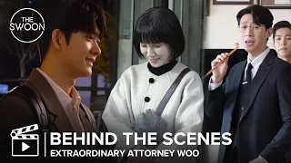 Behind The Scenes Young-woo and the Hanbada team have fun Extraordinary Attorney Woo ENG SUB
