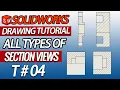 Solidworks Drawing Section Views Solidworks Drawing Tutorial