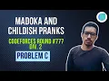 Madoka and Childish Pranks CodeForces Round Div2 Problem C