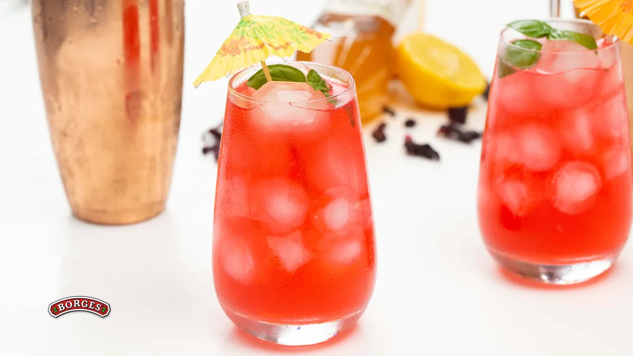 Apple Cider Hibiscus Rose Cocktail