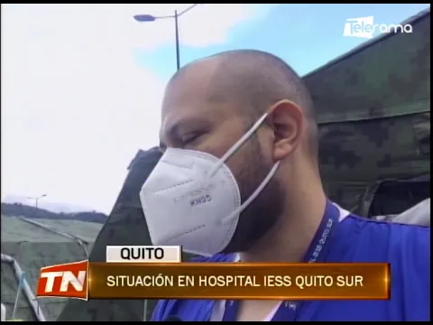 Situación en hospital IESS Quito sur