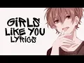Nightcore - Girls Like You (Maroon 5 ft. Cardi B) || Lyrics
