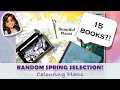 I Let Random Pick 15 Spring Colouring Books ADULT COLOURING