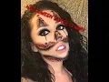 HALLOWEEN MAKEUP TUTORIAL CHOLA CLOWN GORE