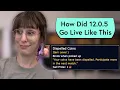 What Happened to Patch 12 0 5 Saturday WoW News