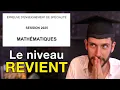 Un PROF AGREGE analyse le sujet avec moi La tier list du bac maths 2025 evolue