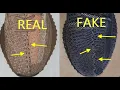 Adidas Yeezy boost 350 real vs fake review How to spot counterfeit clone Adidas Yeezy in 2021