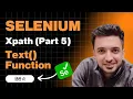 How to Use the text Function in XPath for Selenium WebDriver Java Tutorial