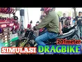 Lagu Game Drag Bike 201m | Coba Simulasi DRAG BIKE 201m | #modelomotor #scarlet