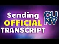 How do I send transcripts to CUNY