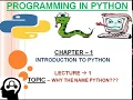 Chapter 1 1 Introduction to Python Python Complete Tutorial for Beginners