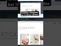 Let s create a navigation menu in our Canva Website