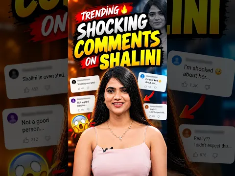 Shocking Comments On shalini #shorts