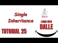 Single Inheritance Java Tutorial