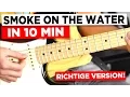 Download Lagu Learn guitar for beginners: SMOKE ON THE WATER in 10 minutes – the real version! (simply explained)