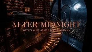 Secret Midnight Jazz π€ Luxury Library Bedroom Ambience for Deep Sleep & Relaxation