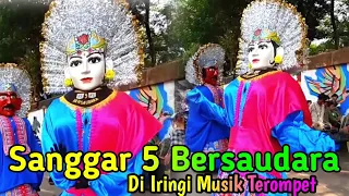 Download Ngibing Sanggar 5 Bersaudara di iringi musik terompet keren banget ☆Ondel ondel unik MP3