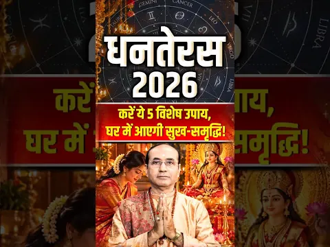 धनतेरस 2026: ये 5 उपाय बदल देंगे आपकी किस्मत! | Dhanteras 2026