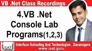 4 VB Net Console Lab Programs 1 2 3