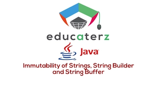 Java Programming Tutorial - 9 Immutability of Strings String Builder and String Buffer