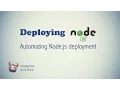 Automated Node js Deployment