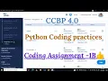 Python coding Assignment-1B NXT Wave