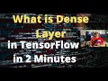 39-Dense Function of a Fully Connected Neural Network in 2 Minutes with TensorFlow Deep Learning