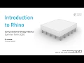Rhino Basics Part 1