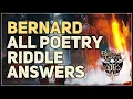 All Bernard Poetry Riddle Answers Baldur s Gate 3 Arcane Tower