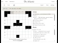 The Atlantic Crossword 2026