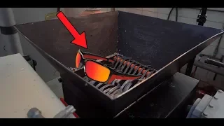 experiment shredding 100 sunglasses