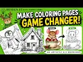 How to Make Coloring Pages Coloring Books with Artistly 6 0 This Is a Game Changer