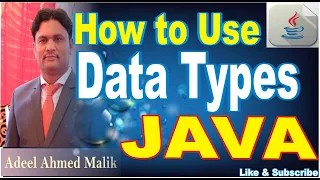 how to use data types in java in urdu hindi java beginners