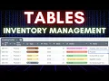 Tables in Google Sheets Inventory Management Table Templates Free Sample Download
