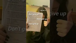 Don T Give Up Won T Give Up No No No Studymotivation 