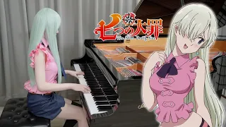 nanatsu no taizai op1 netsujou no spectrum rus piano cover the seven deadly sins
