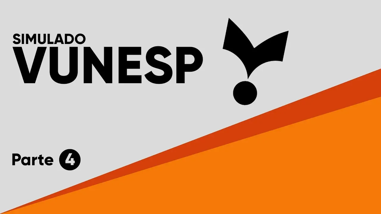 SIMULADO VUNESP 2020 - PORTUGUÊS (parte 4)