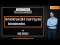 Q4 Find HCF LCm of 13 17 by prime factorization method