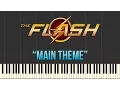 The Flash - Main Theme Piano Tutorial Synthesia