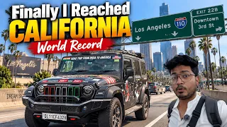 World Record 😎 First Indian Car To Reach Los Angeles (California) 😍| Ep:106 |Road Trip To America🇺🇸